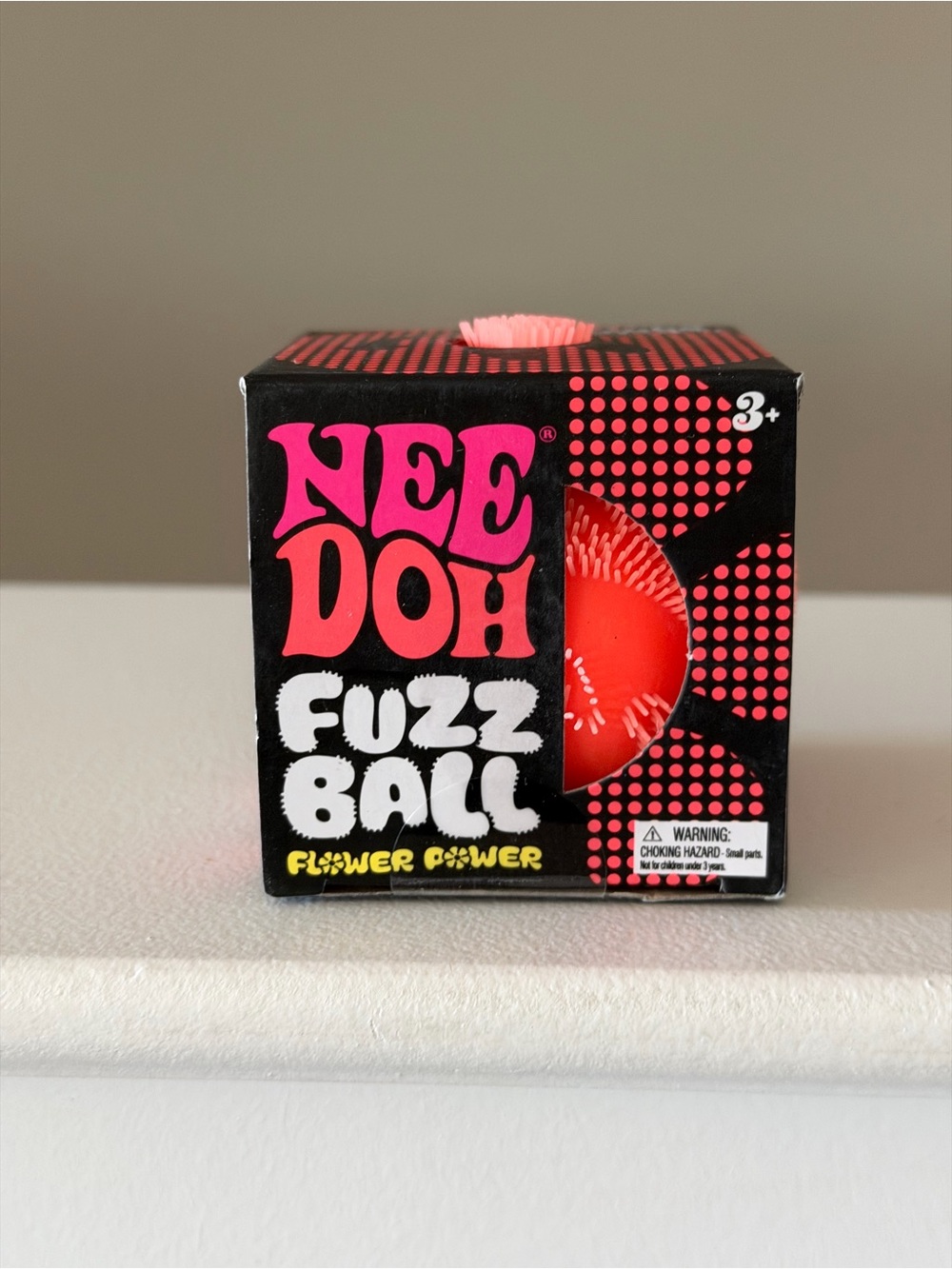 NeeDoh Fuzz Ball Flower Power - Pink